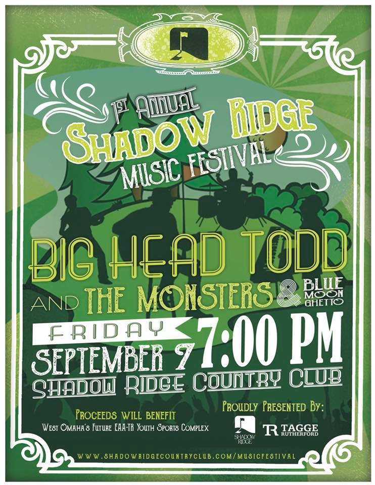 Big Head Todd headed to Omaha on Sept. 7th for Shadow Ridge Music Festival! 